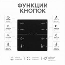 КОЛИБРИ СМАРТ Панель управления для трековой системы, черная, 100 шт/кор