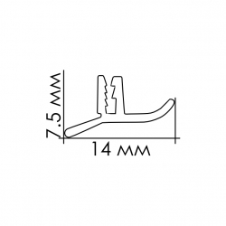 Вставка белая ТL 5 (150 м.) Н по сериям
